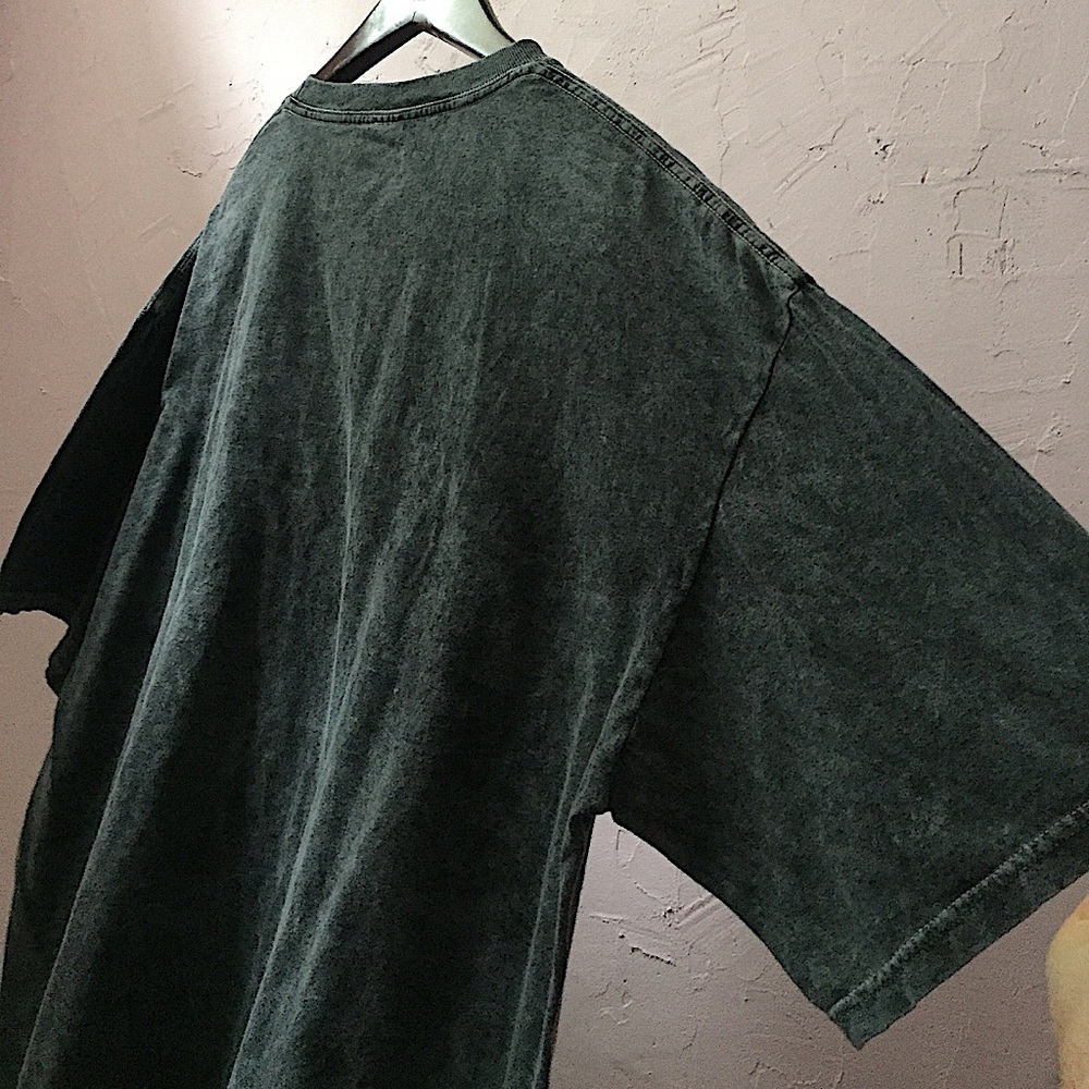 Yeezy Style Mineral Wash Gray Oversize Tee Shirt - Picture 13 of 15